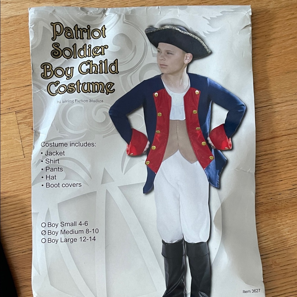 New - Patriot Soldier Boy Child Costume